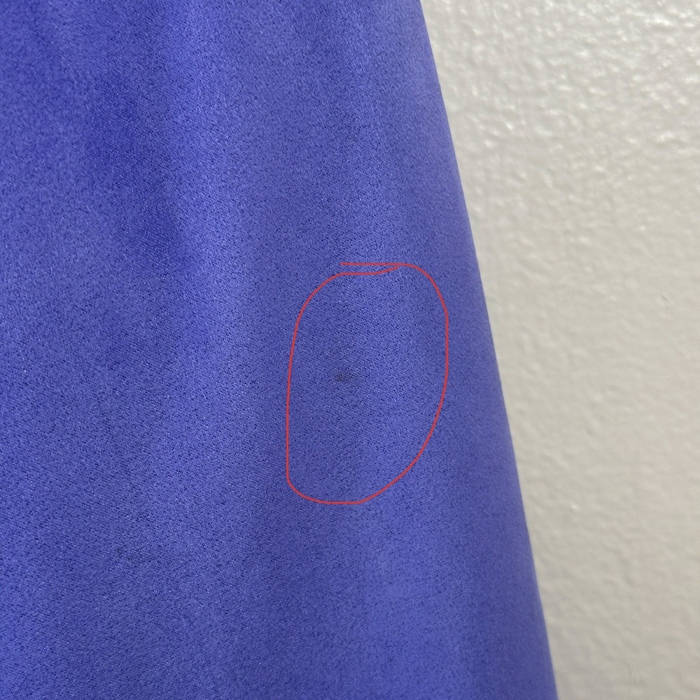 Appleseed's Women's Petite Large Women's Purple Faux‎ Suede Button Front Coat - Picture 10 of 11